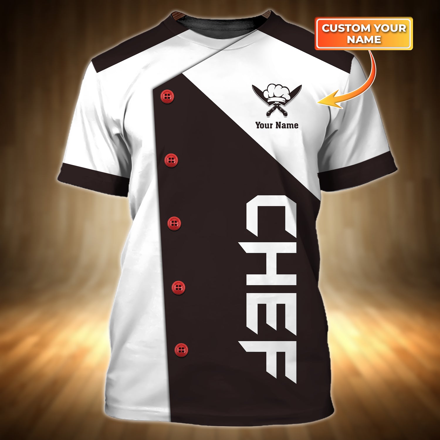 Chef CooK Personalized Name 3D Tshirt 71 RinC98