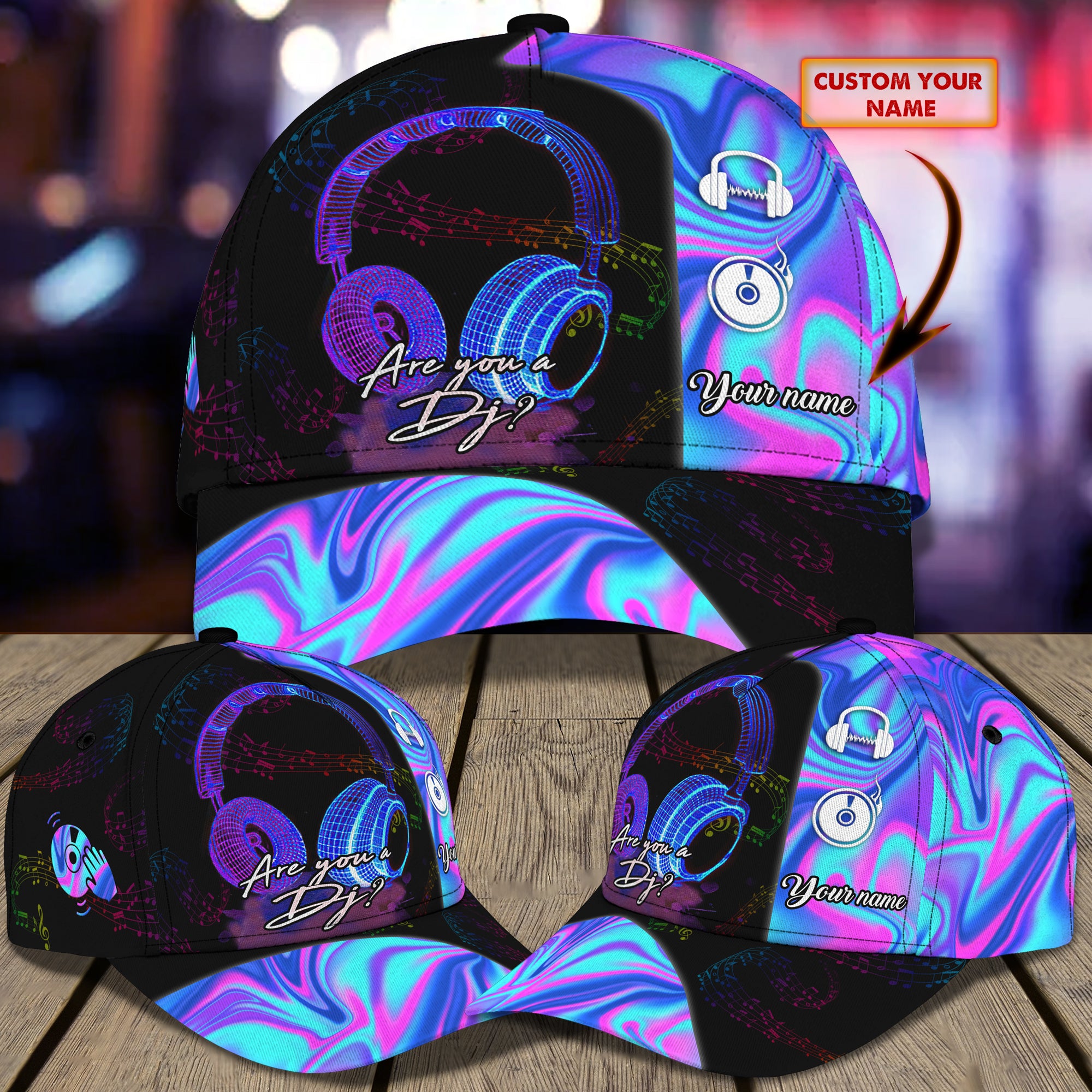 Dj 01 - Personalized Name Cap