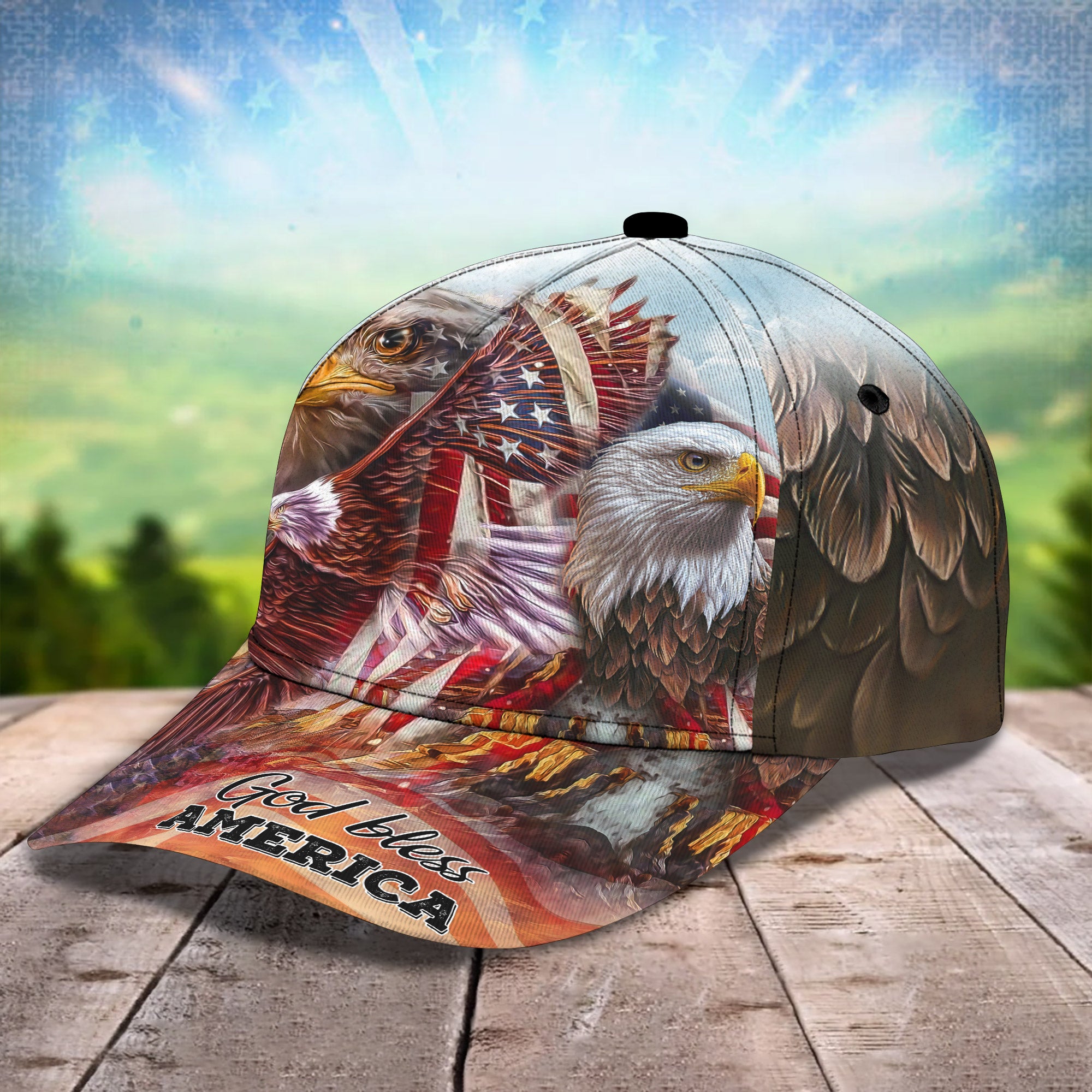 America Eagle - Classic Cap ( No Customize Name )