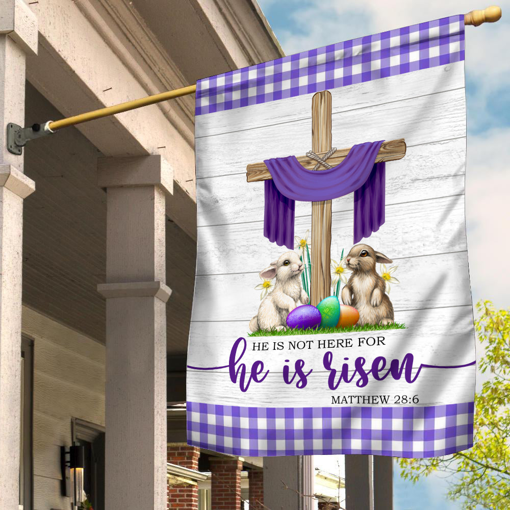 He Is Not Here, for He Is Risen 3D Flag