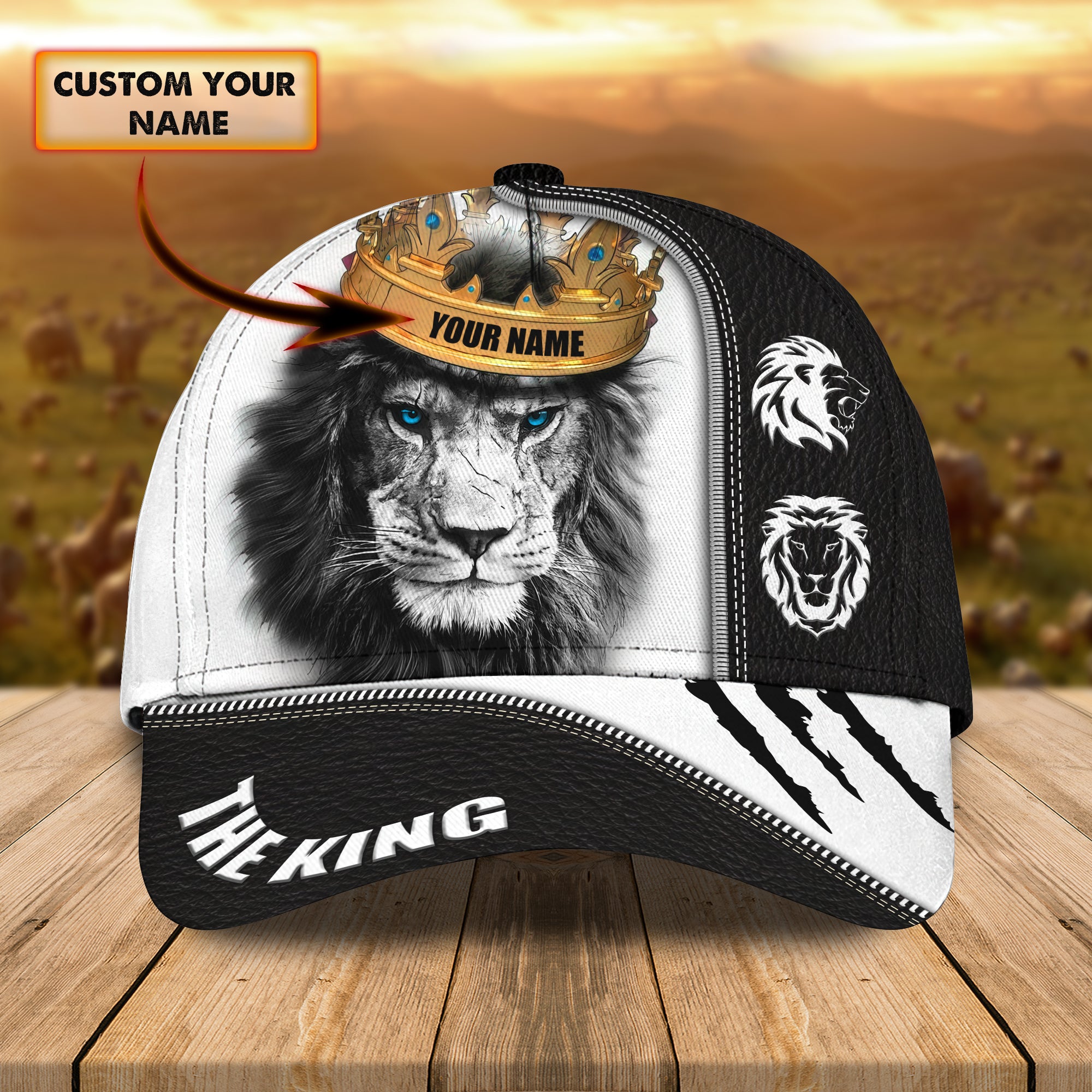 THE KING - Personalized Name Cap 01- RINC98