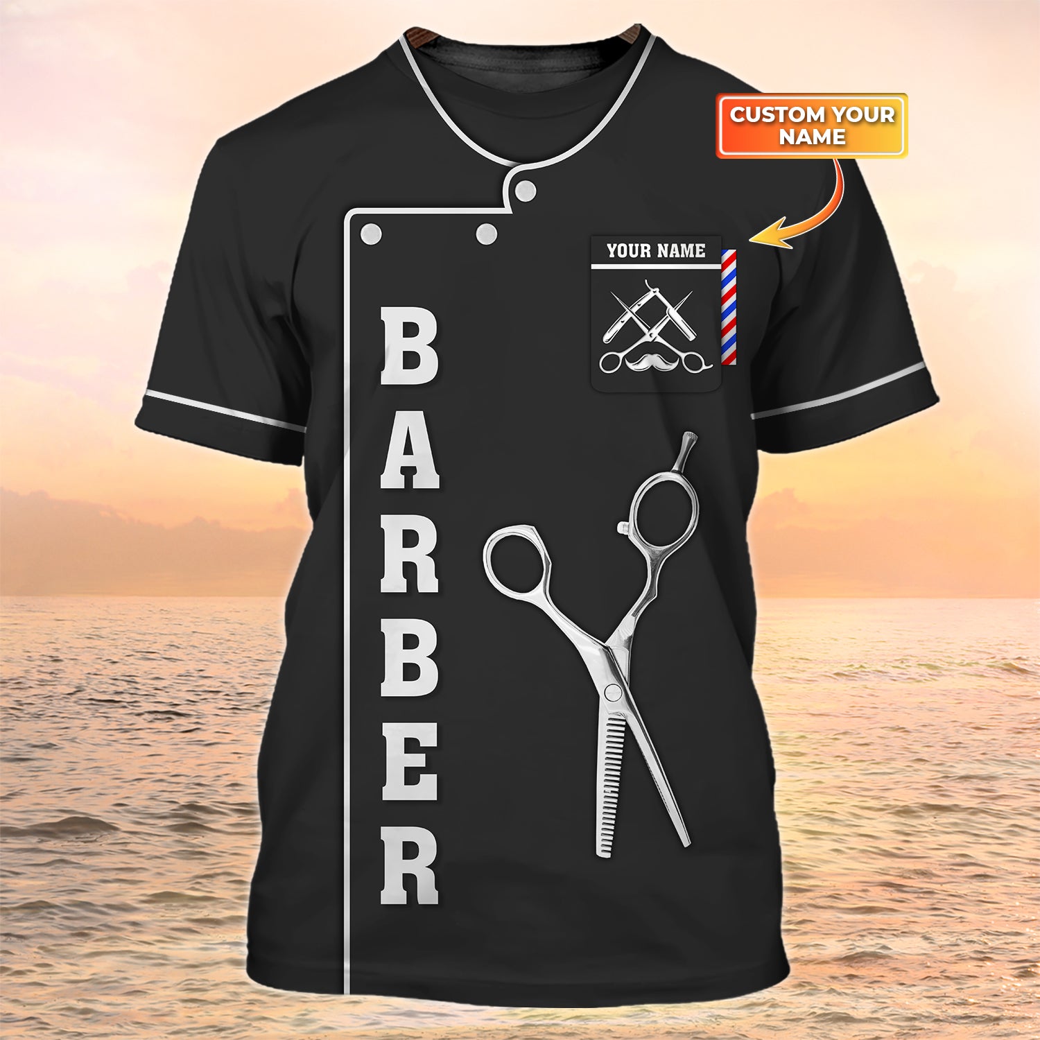 Barber Shop T Shirts Custom Barber T Shirts Black