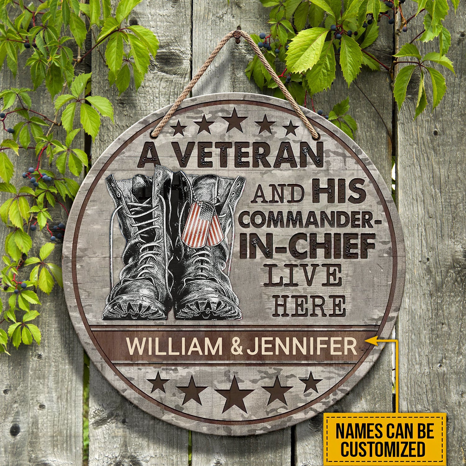 Veteran - Custom Wooden Sign - Nss