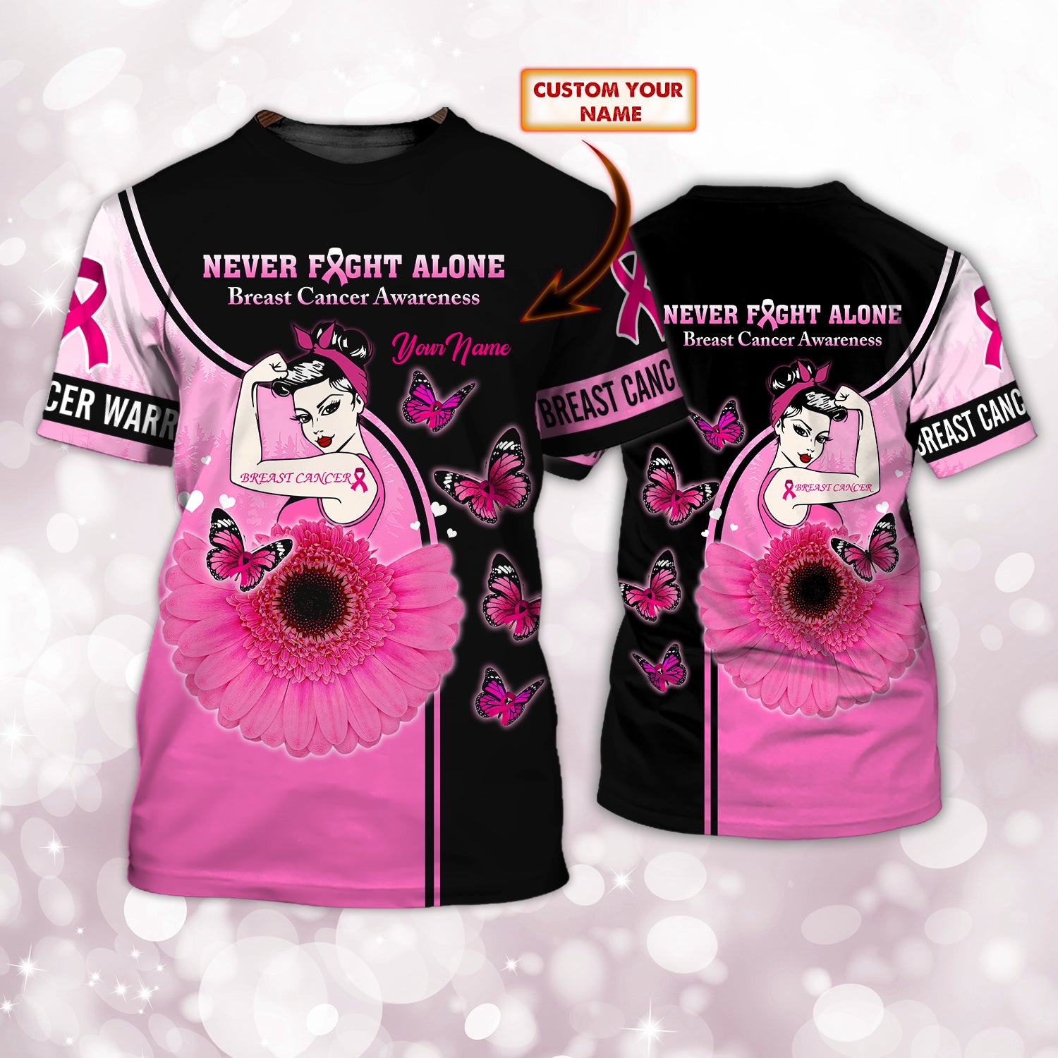 Breast Cancer - 3D T Shirt 03 - RINC98