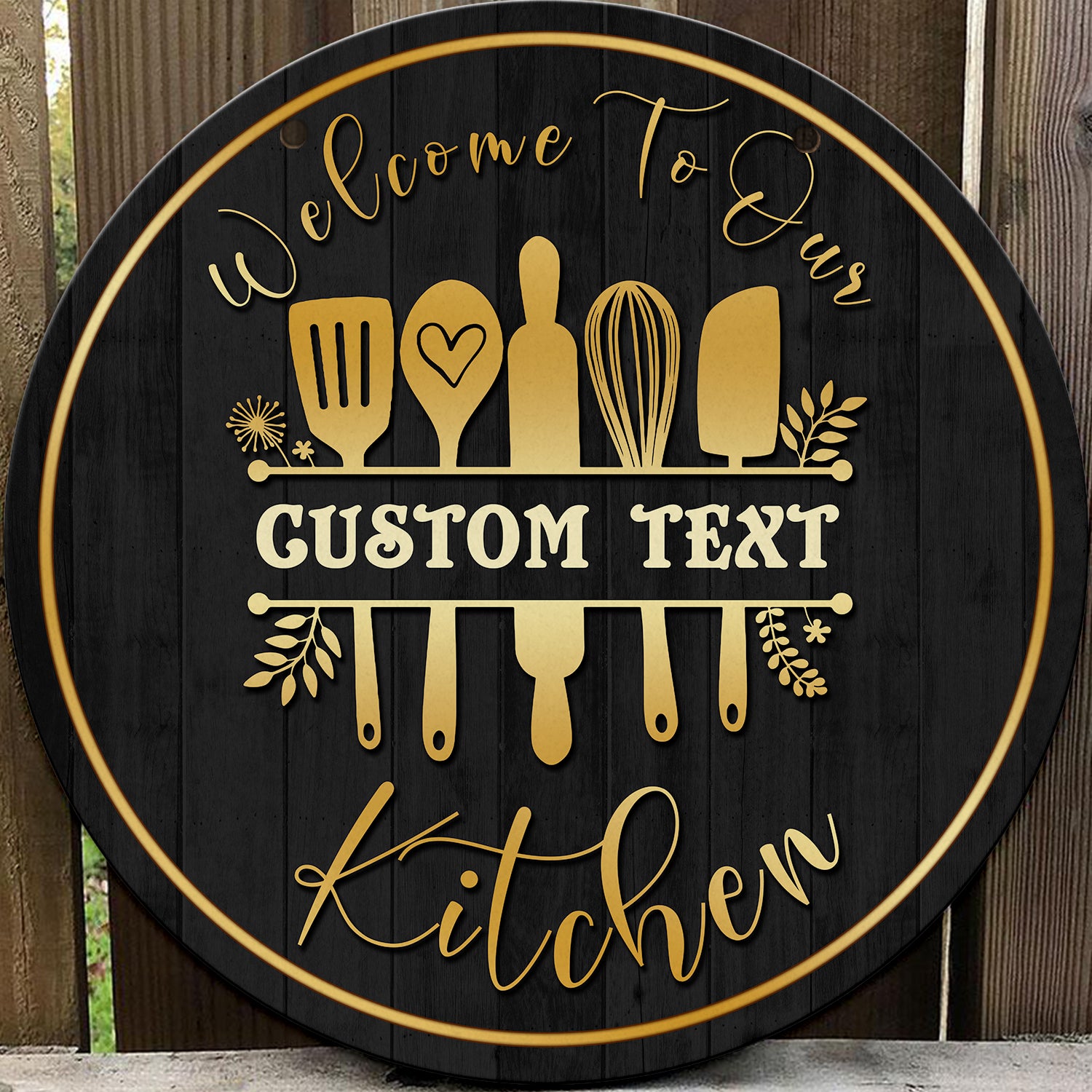 CHEF - Custom Wooden Sign 03 - RINC98