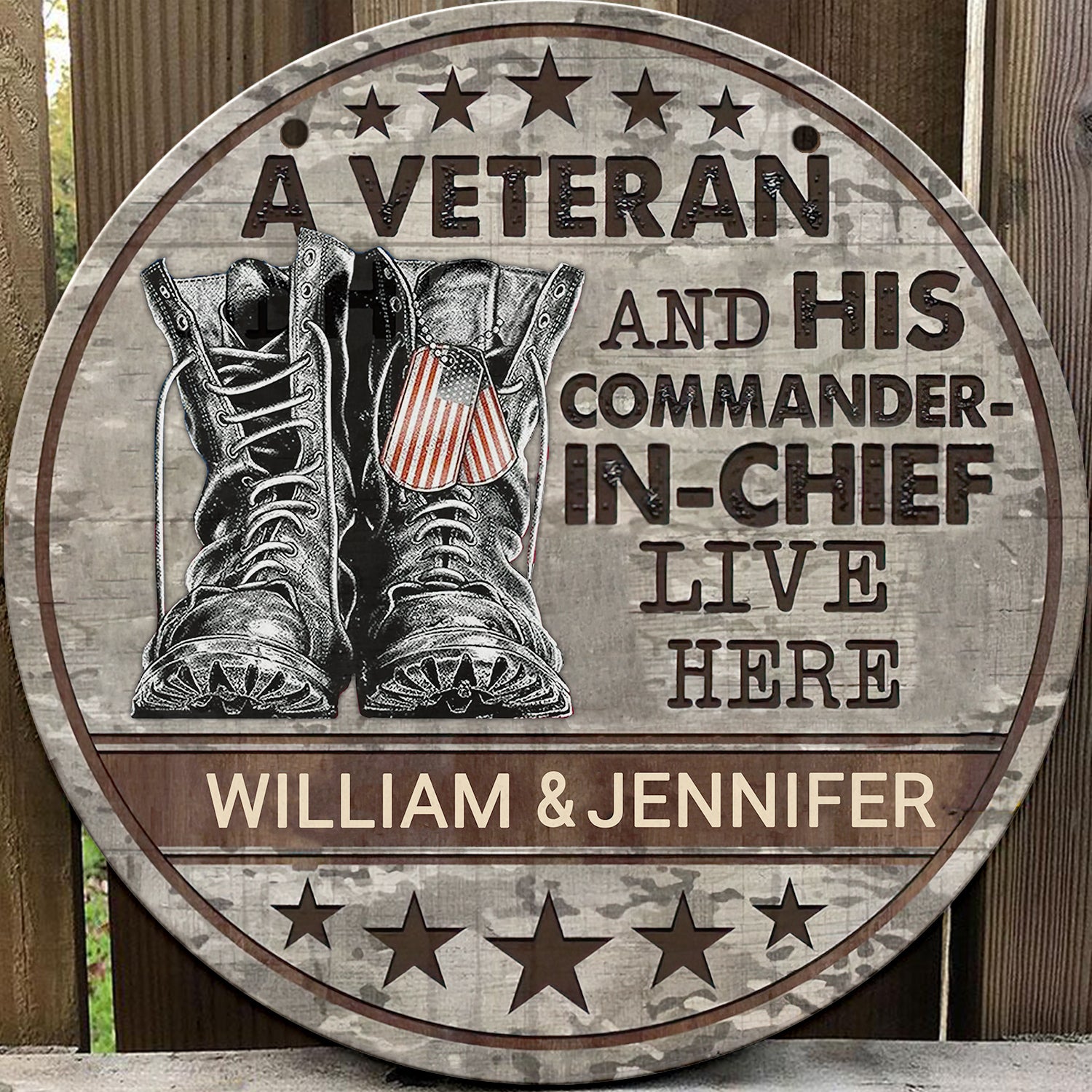 Veteran - Custom Wooden Sign - Nss