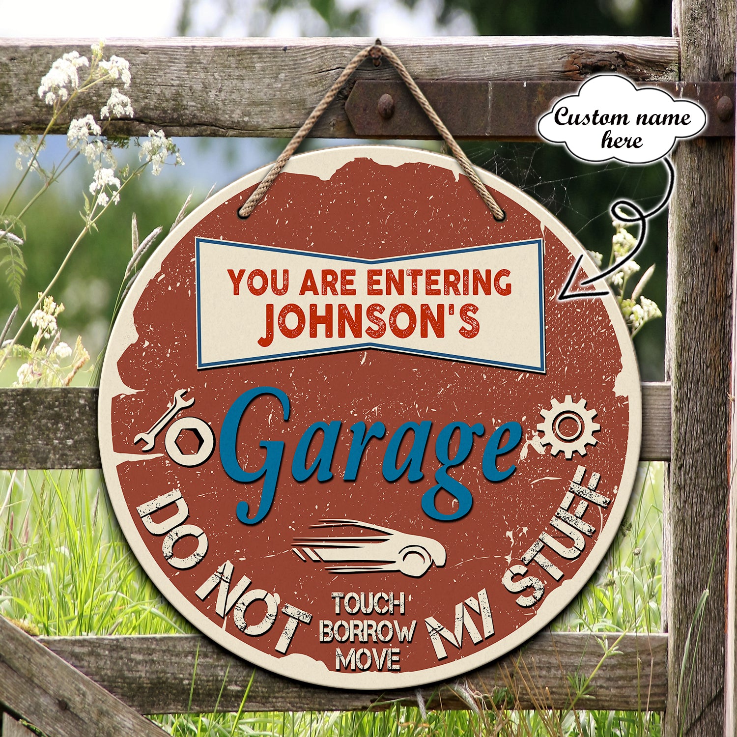 PT97 - WOODEN SIGN - GARAGE 111