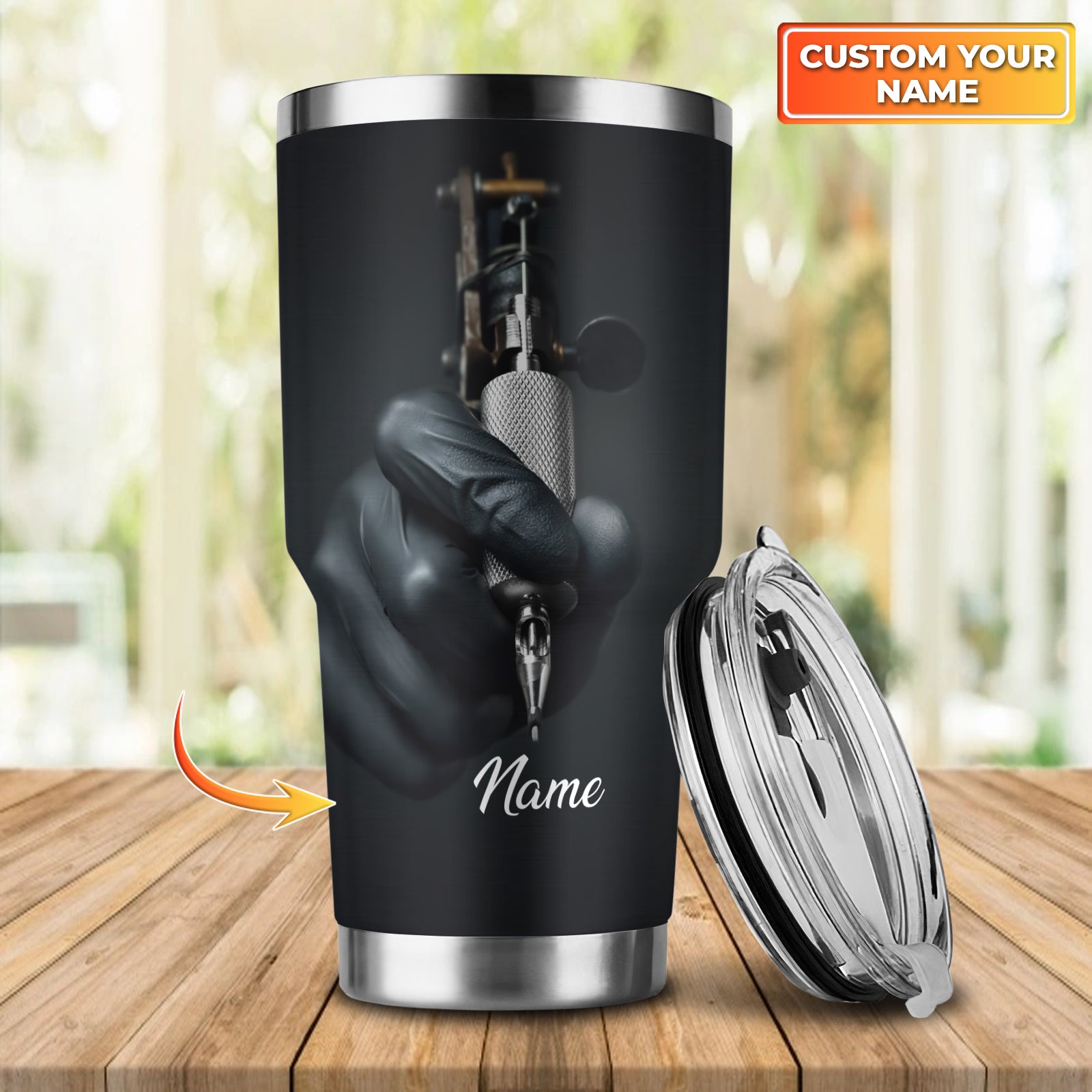 Personalized Tumbler - Tattoo