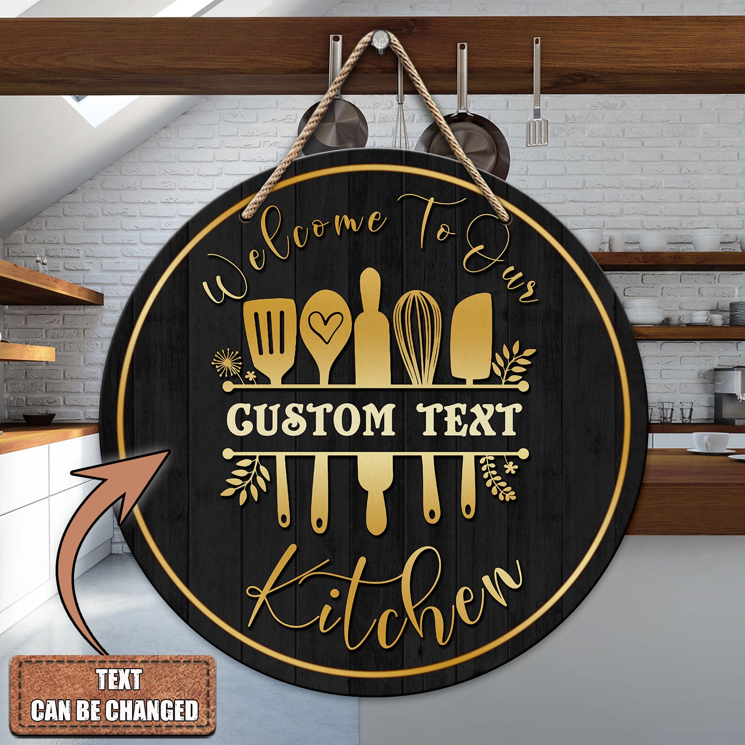 CHEF - Custom Wooden Sign 03 - RINC98