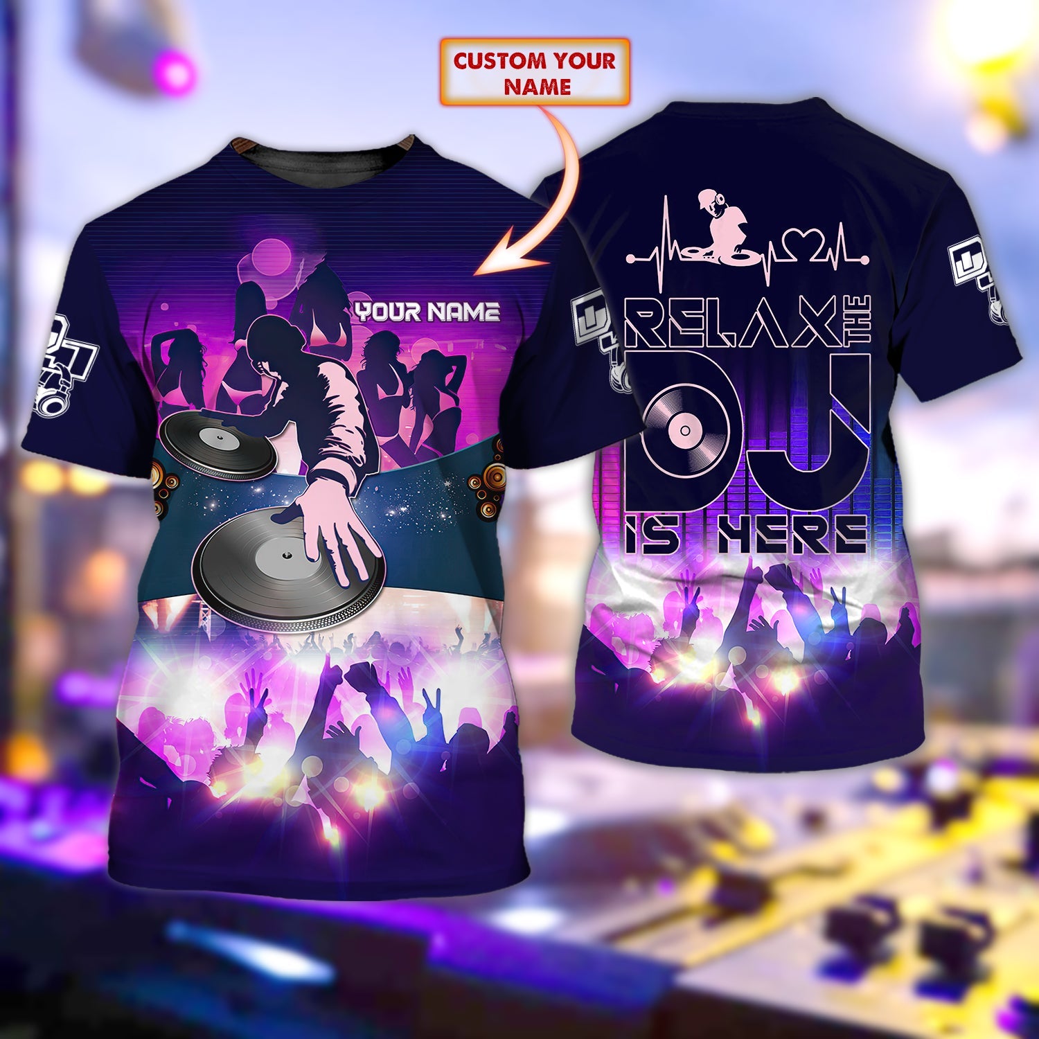 DJ 24 - Personalized Name 3D Tshirt