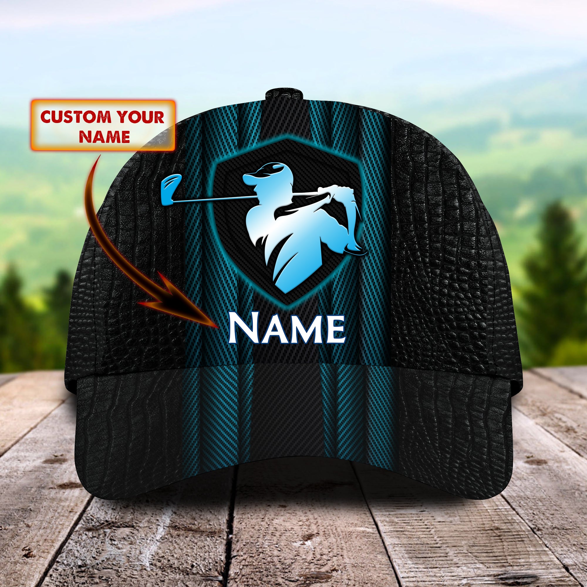 Golf - Personalized Name Cap - DAT93-007