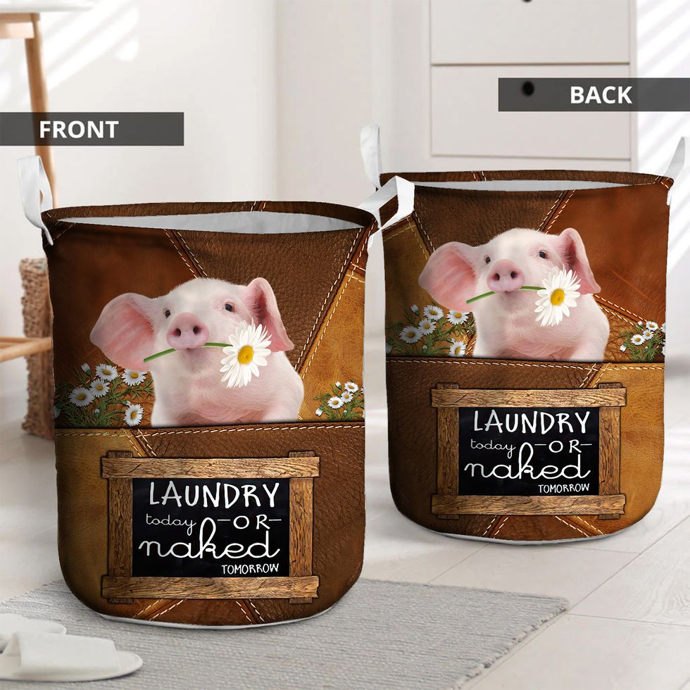 Pig - Laundry Today Or Naked Tomorrow Laundry Basket