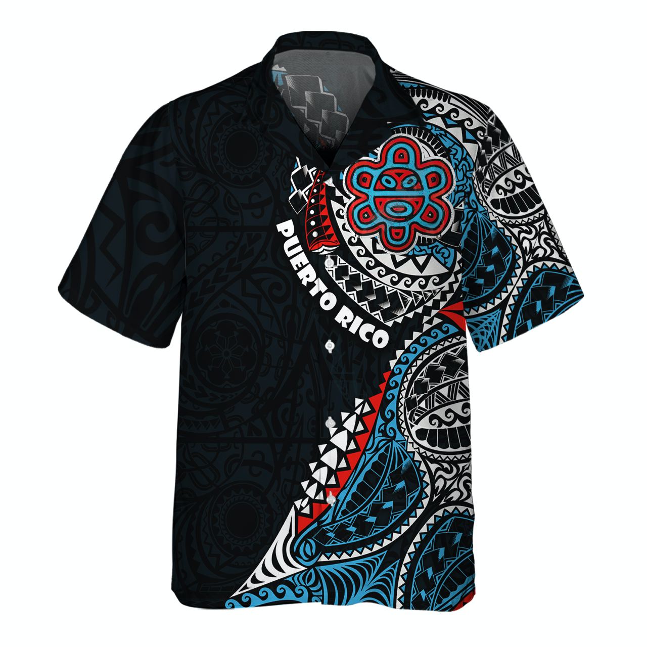 Puerto Rico Art - 3D Hawaiian Men's - NA93