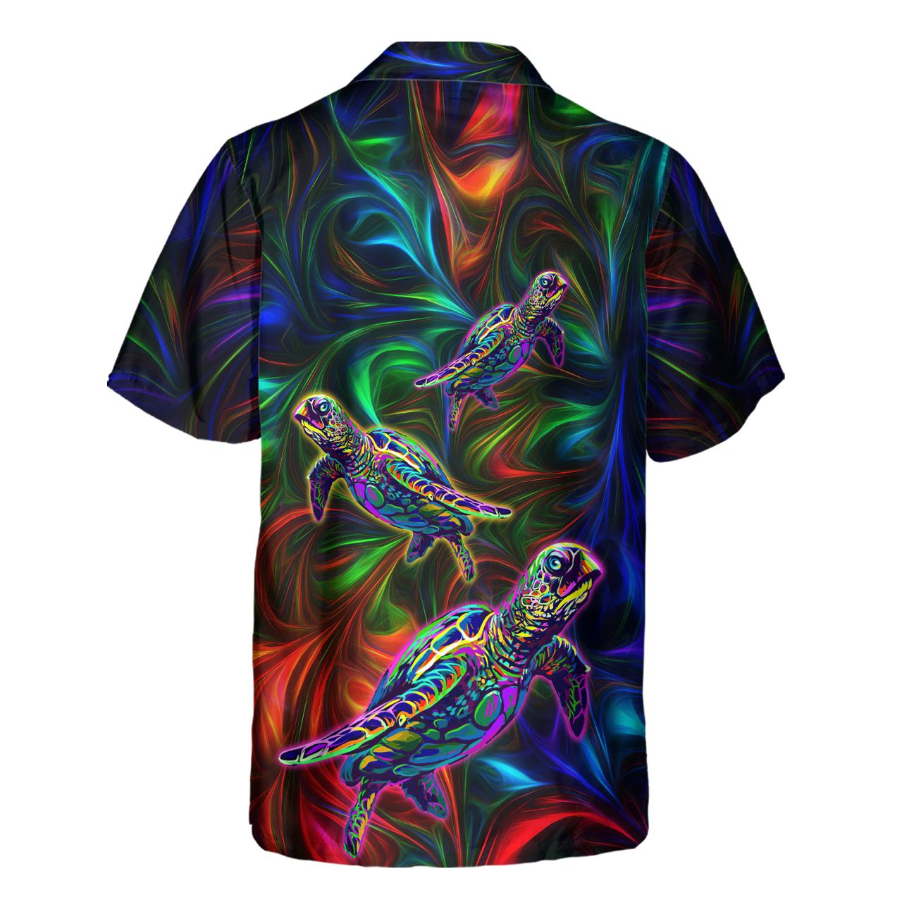 Light And Turtle - 3D Hawaiian Men's - NA93