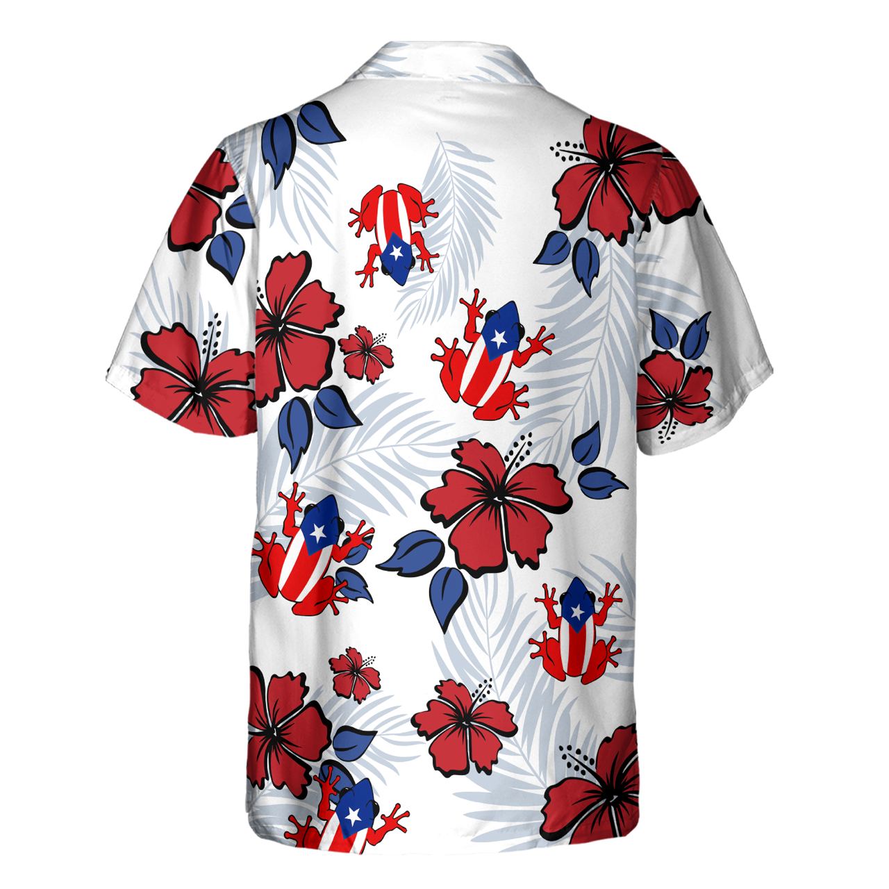 Frog Puerto Rico - 3D Hawaiian Men's - NA93