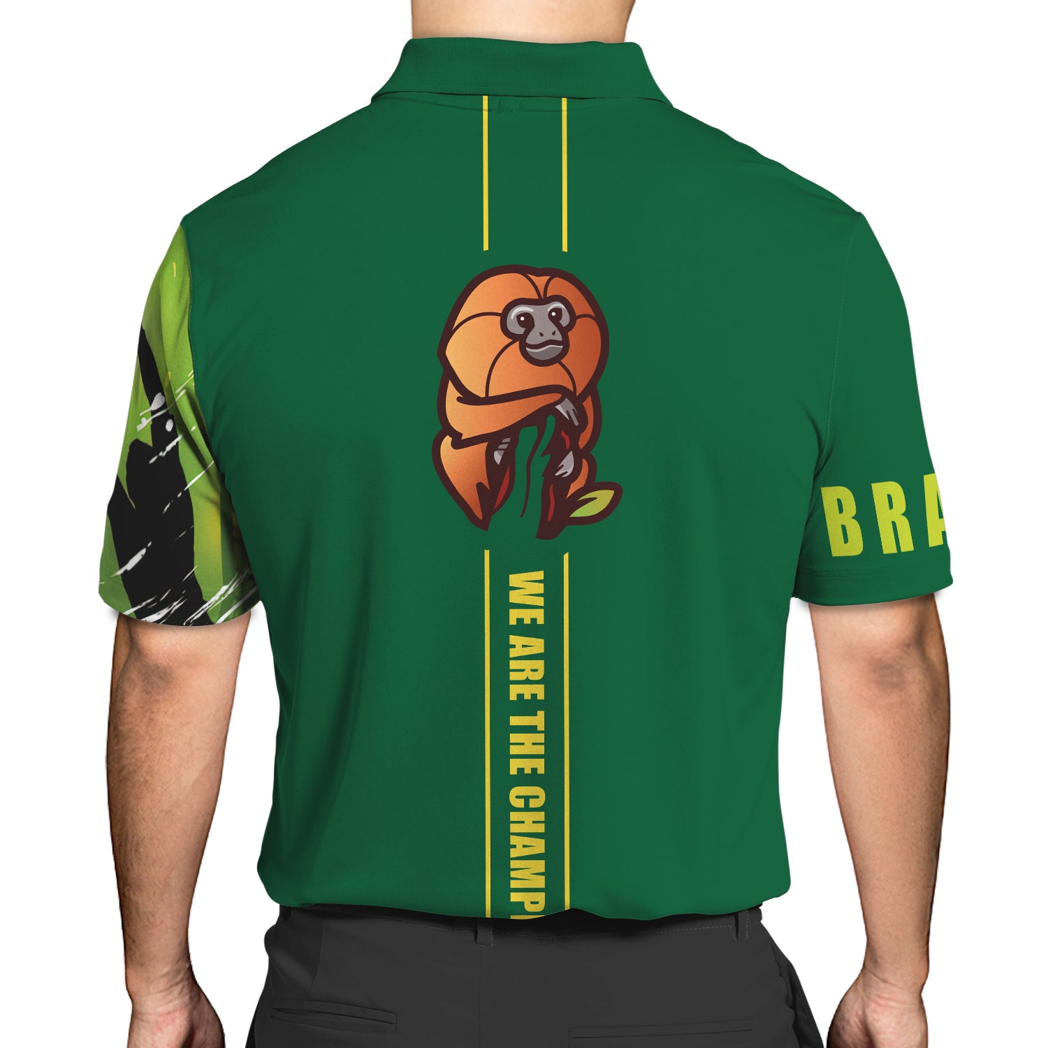 Brazil Fans GOLDEN LION TAMARIN Design Shirt 3D Tshirt For The Brazil Fans