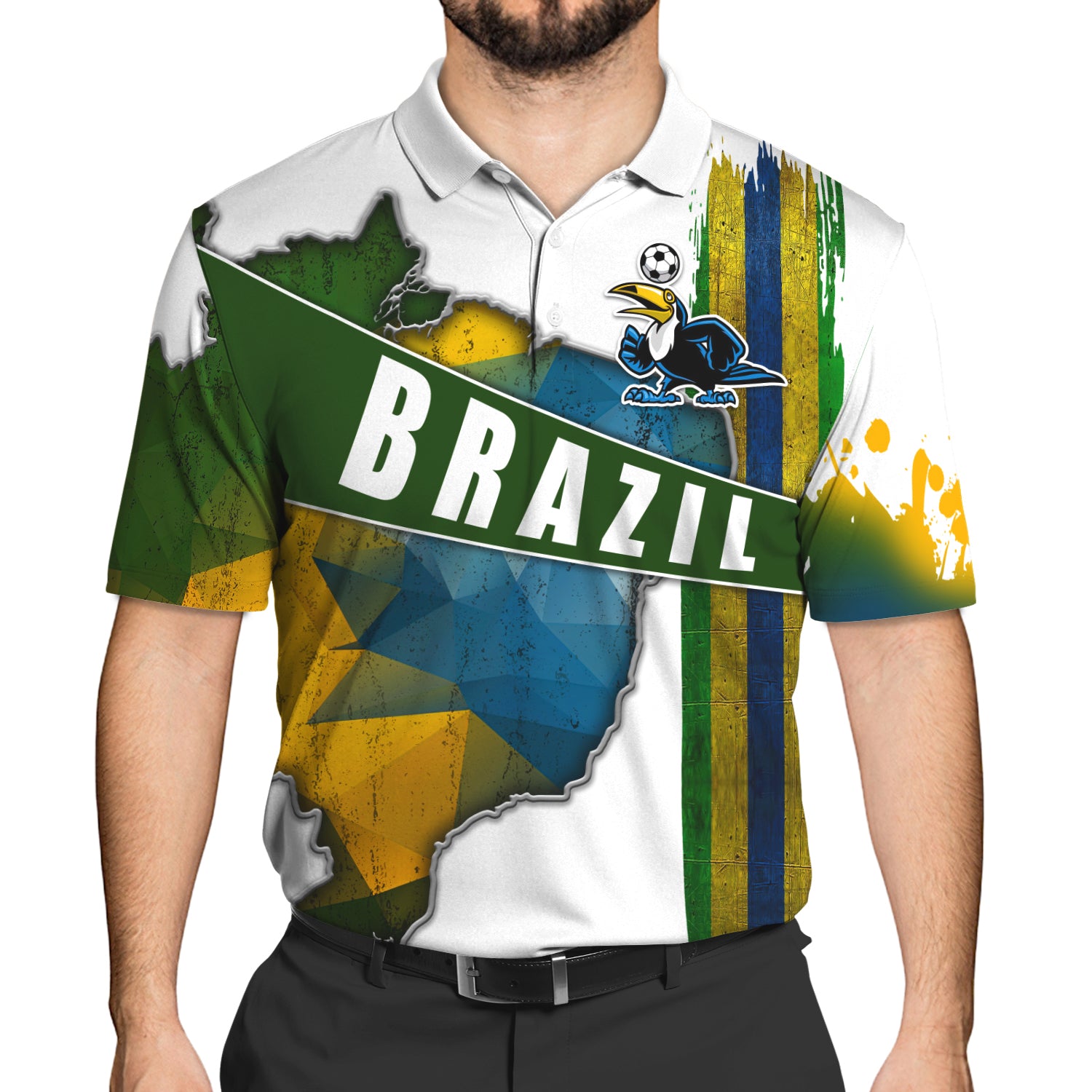 Brazil Fans Toucan Design Shirt 3D Tshirt For The Brazil Fans