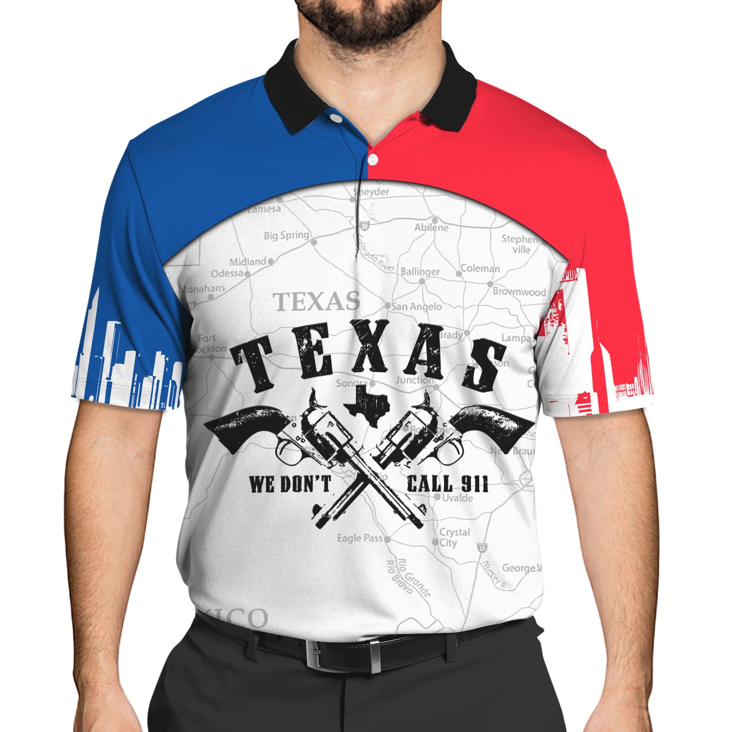 Texas We Don't Call 911 3D Full Print Hdmt