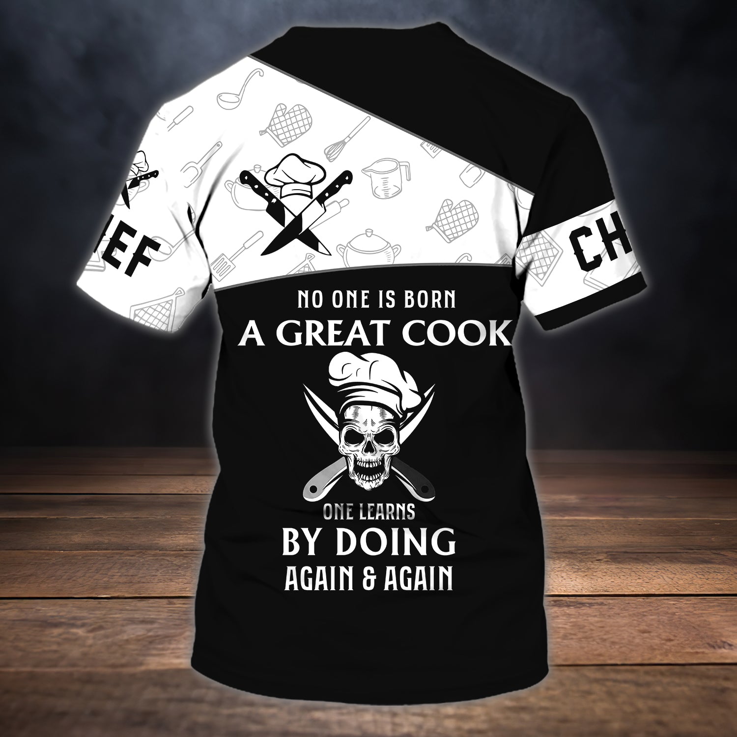 Chef2 - Personalized Name 3D Tshirt - NBTT