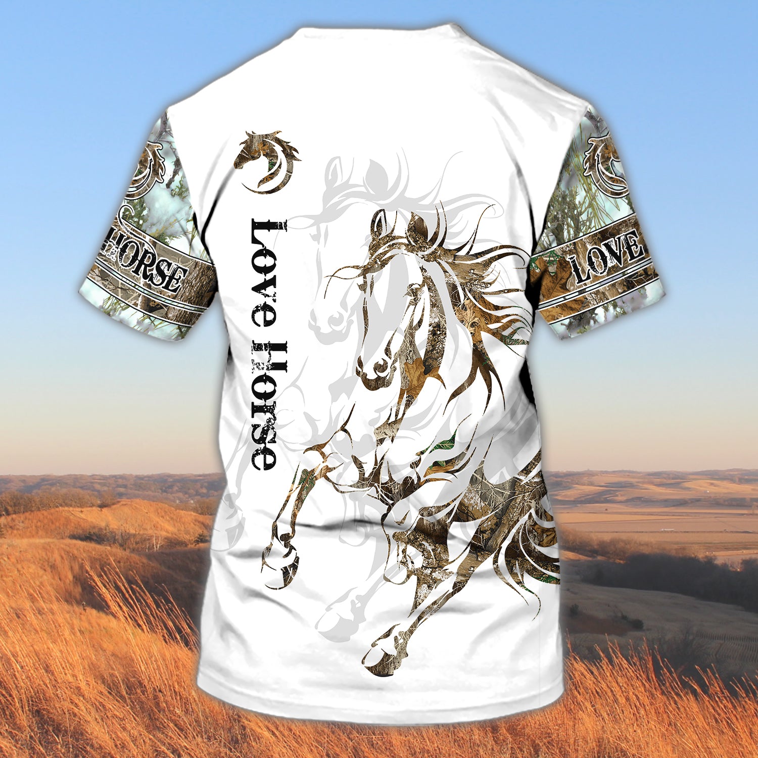 Horse - Personalized Name 3D T Shirt - TD96