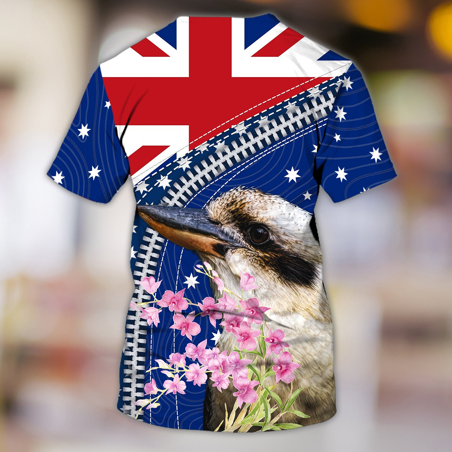 Kookaburra. Happy Australia Day, 26 January - 3D Tshirt - Tad 331