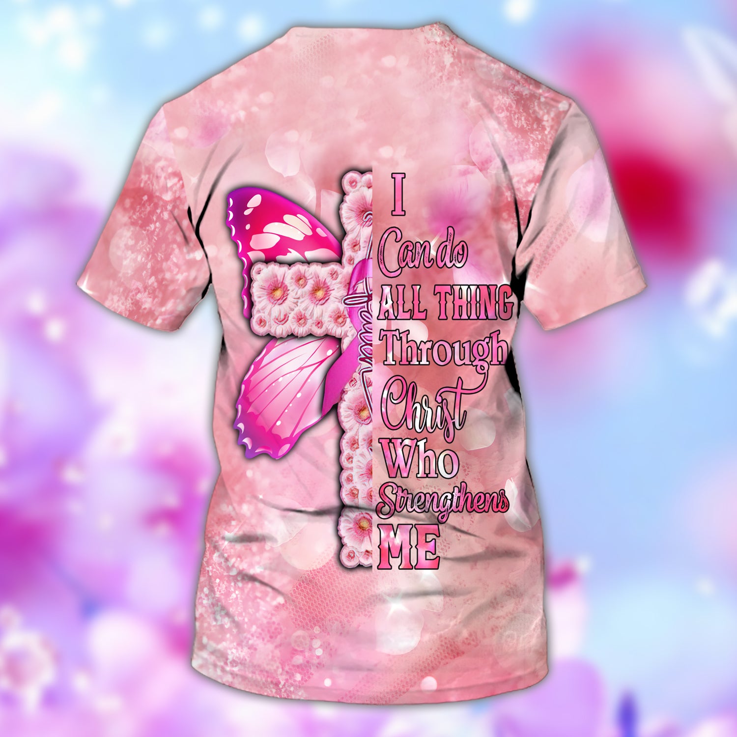 Breast Cancer Fighter 2 - Personalized Name 3D Tshirt - Nia94