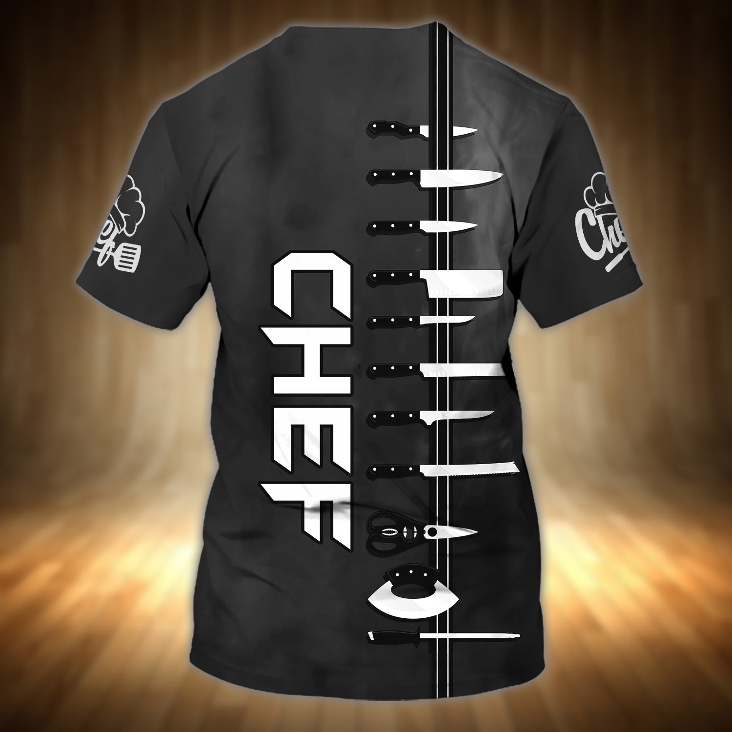 CHEF - Personalized Name 3D Tshirt 09 - RINC98