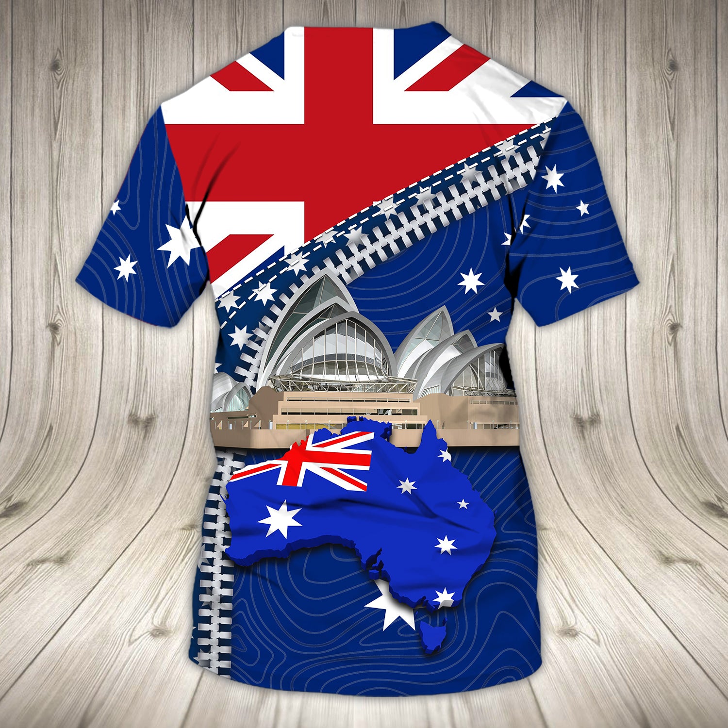 Happy Australia Day, 26 January - 3D Tshirt - Tad 313