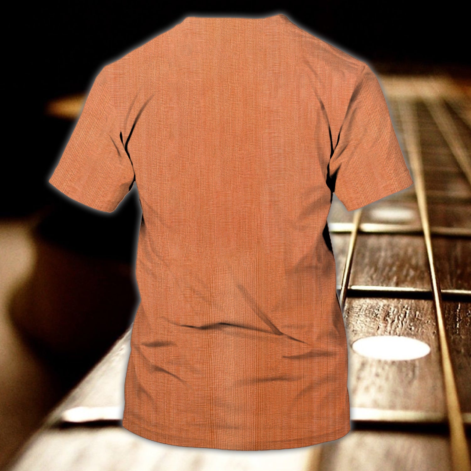 Guitar Dad Personalized Name Tshirt  - Hdmt