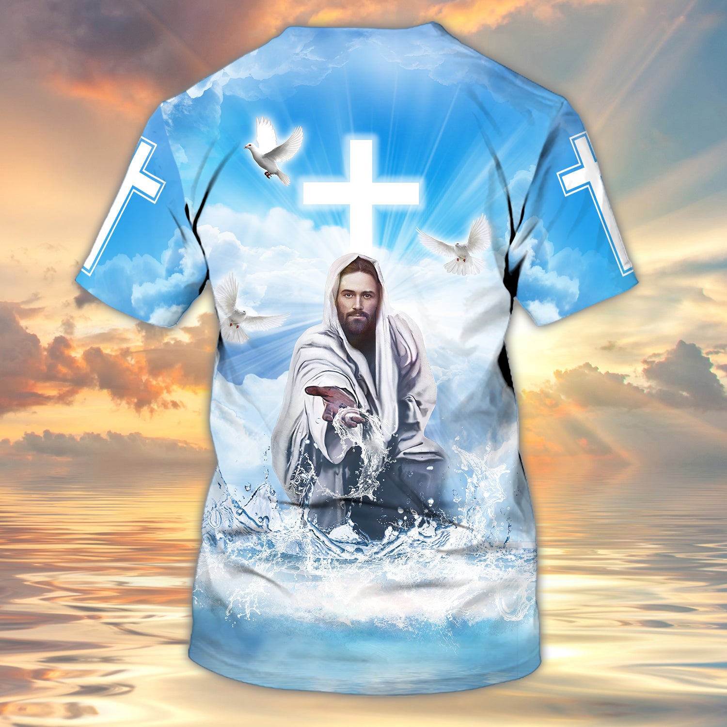 Jesus 3d full print shirt christian gift 1858 htv