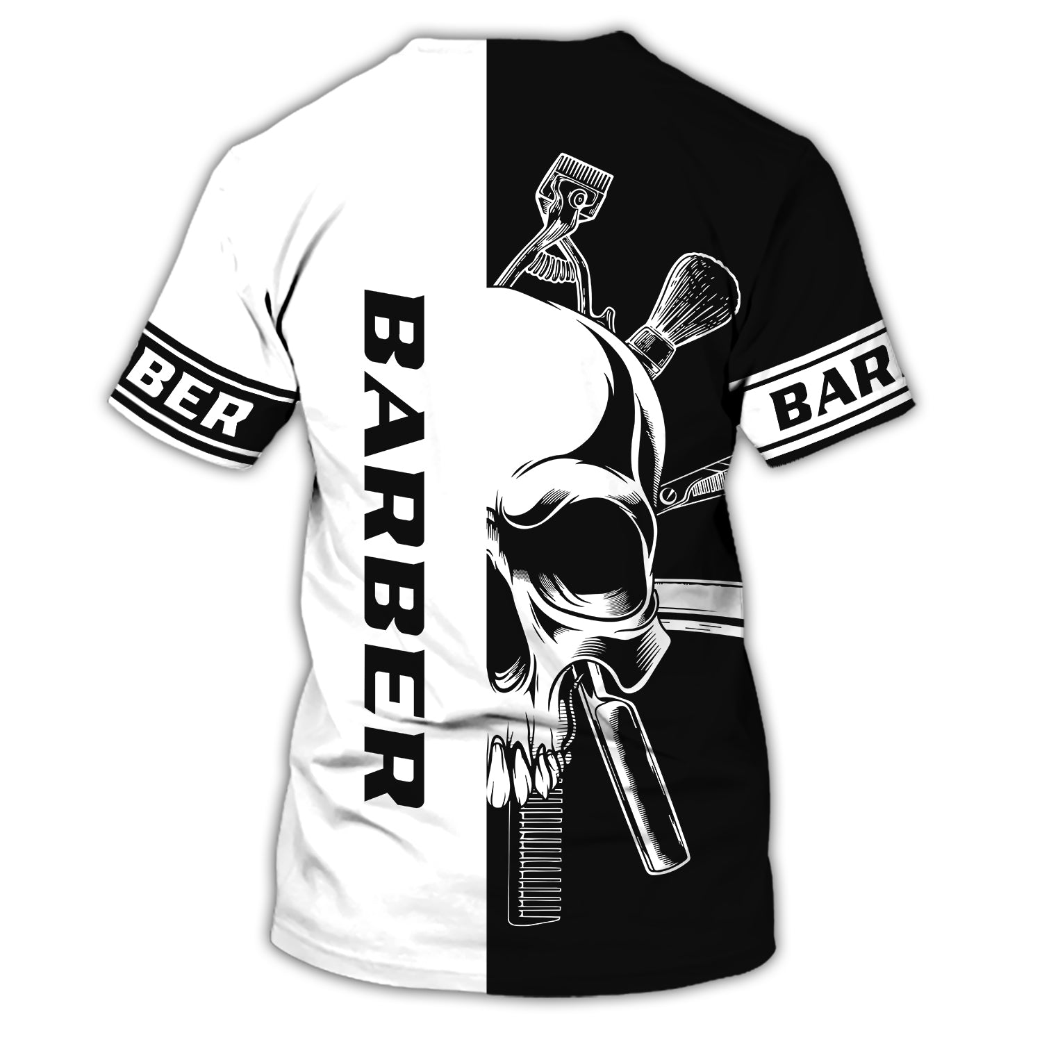 Barber, Personalized Name 3D Tshirt , Tad 248