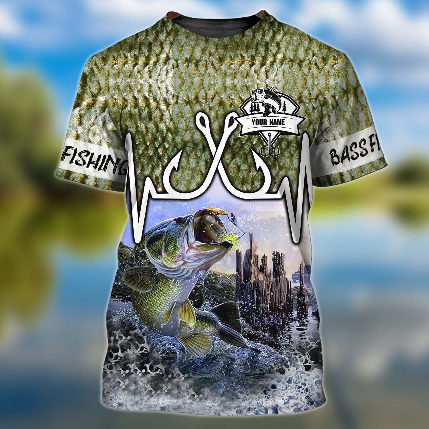 3D FISHING1 - Personalized Tshirt - BY97