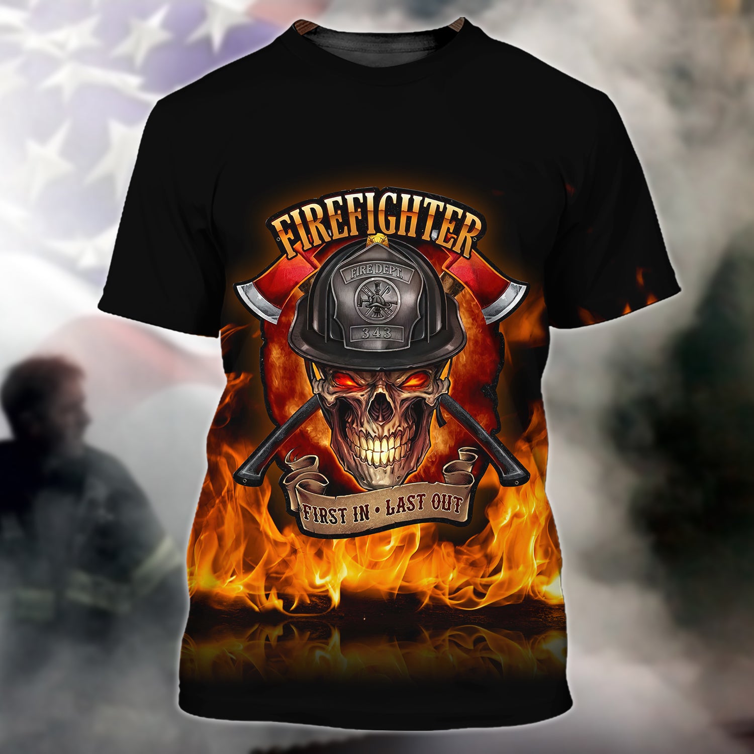 Firefighter - 3D Full Print - Tad 511