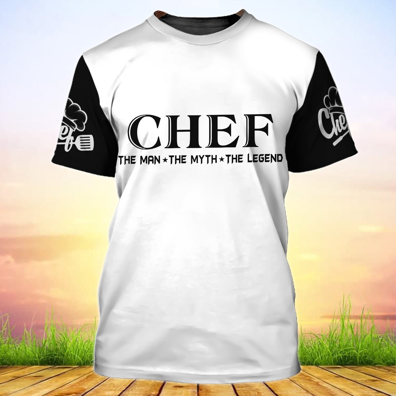 Chef, Personalized Name 3D Tshirt 1223, HTA