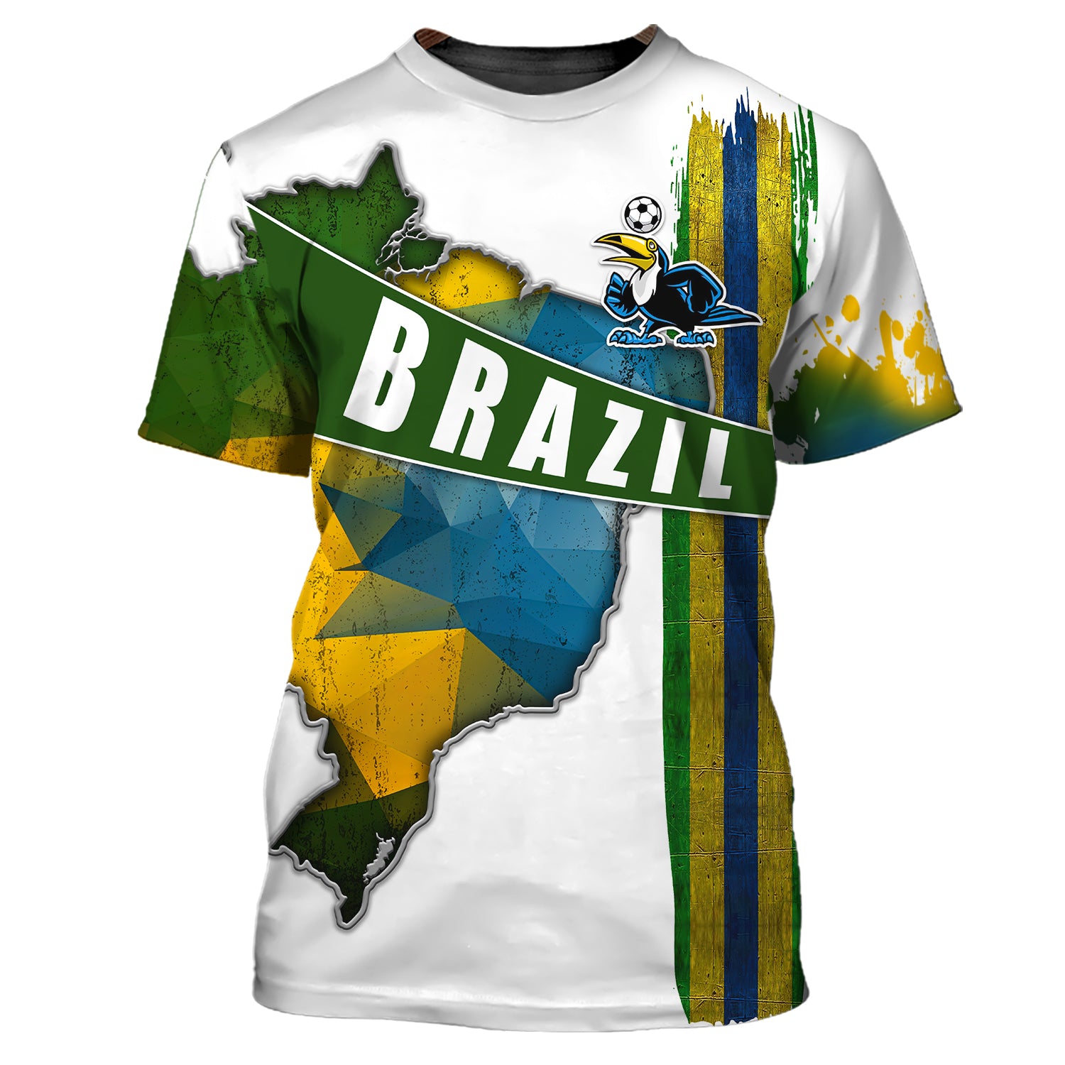 Brazil Fans Toucan Design Shirt 3D Tshirt For The Brazil Fans