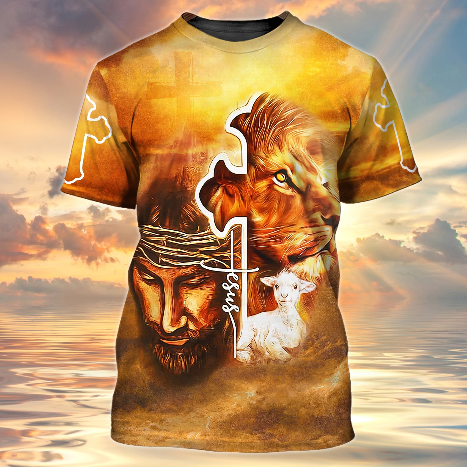 Jesus 3d full print shirt christian gift 1860 htv