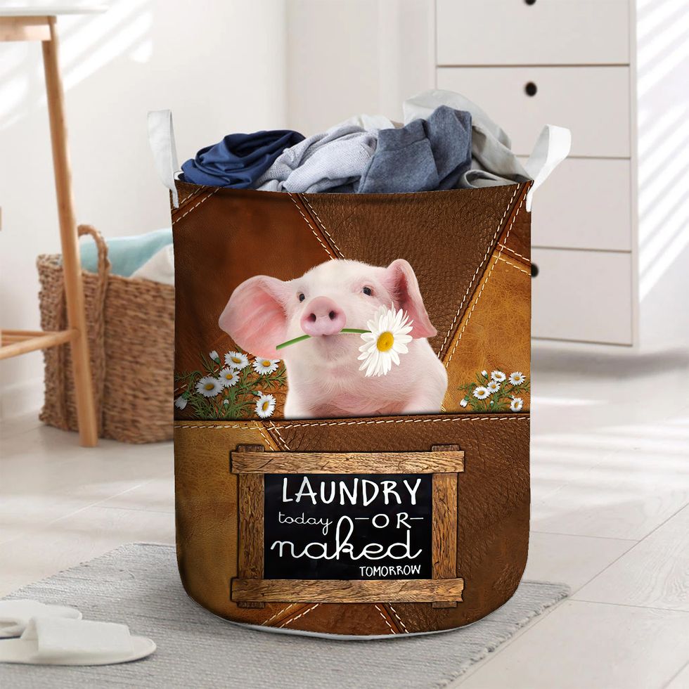 Pig - Laundry Today Or Naked Tomorrow Laundry Basket